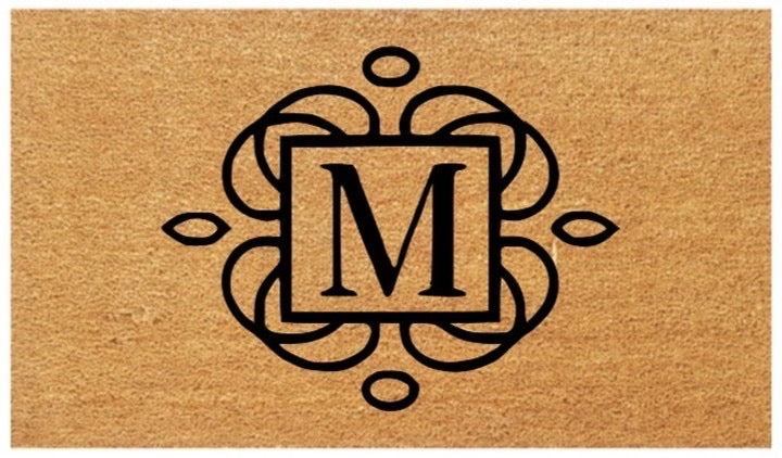 Letter Coir Doormat
