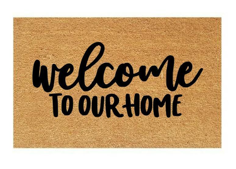Welcome To Our Home Coir Doormat