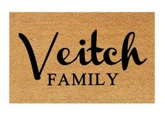 Family Coir Doormat