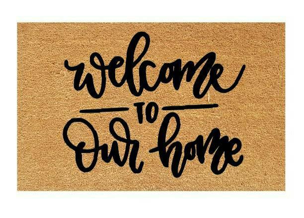 Welcome To Our home Coir Doormat