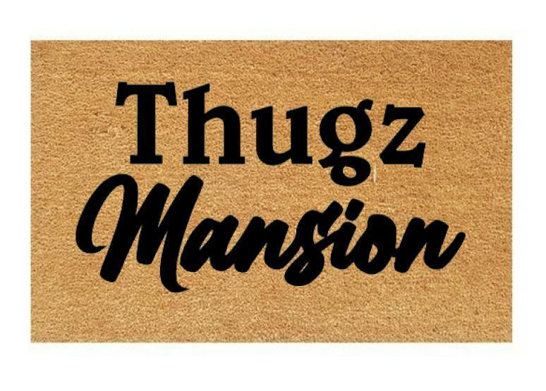 Thugz Mansion Coir Doormat