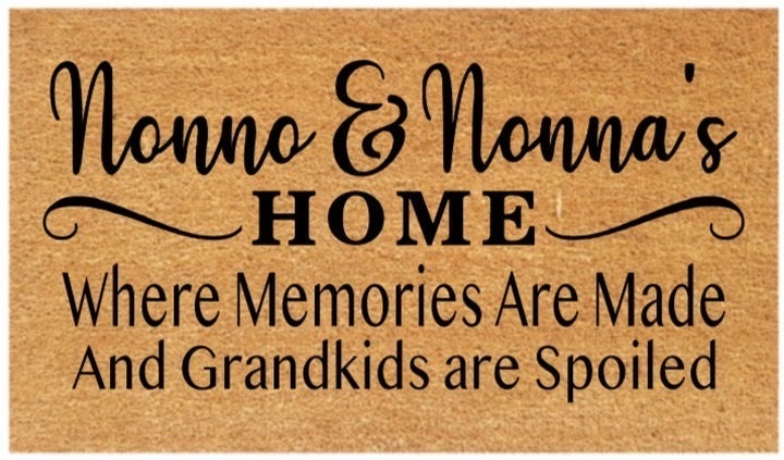 Nonno & Nonna's Home Memories Coir Doormat
