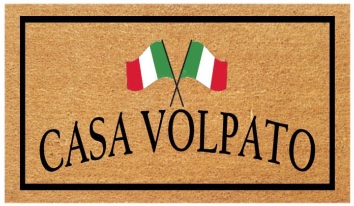 Casa Surname Coir Doormat (Italian)