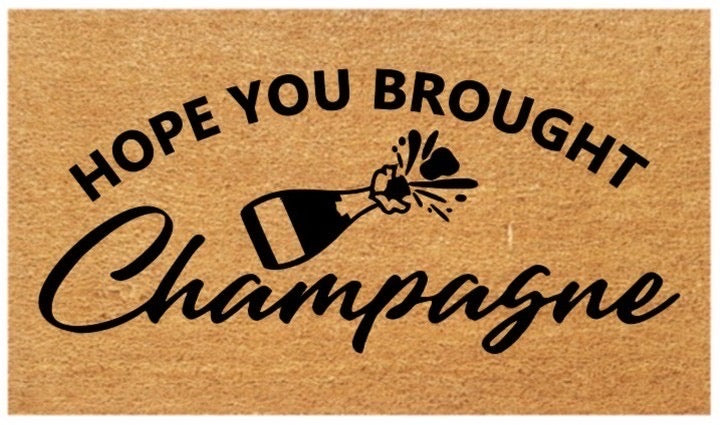 Hope your brought Champagne Coir Doormat