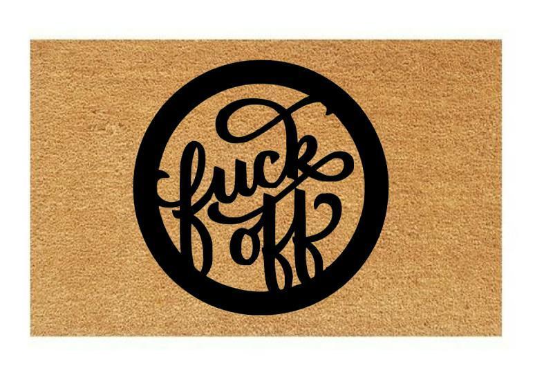 F**k Off Coir Doormat