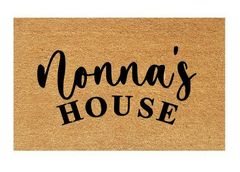 Nonna's House Coir Doormat