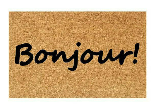 Bonjour Coir Doormat