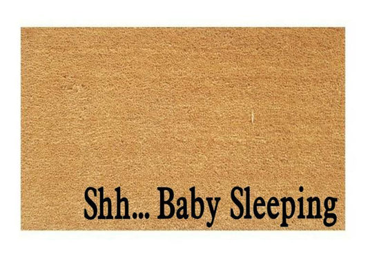 Shh.. Baby Sleeping Coir Doormat