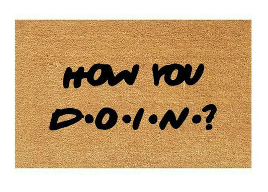 How you D.O.I.N Coir Doormat