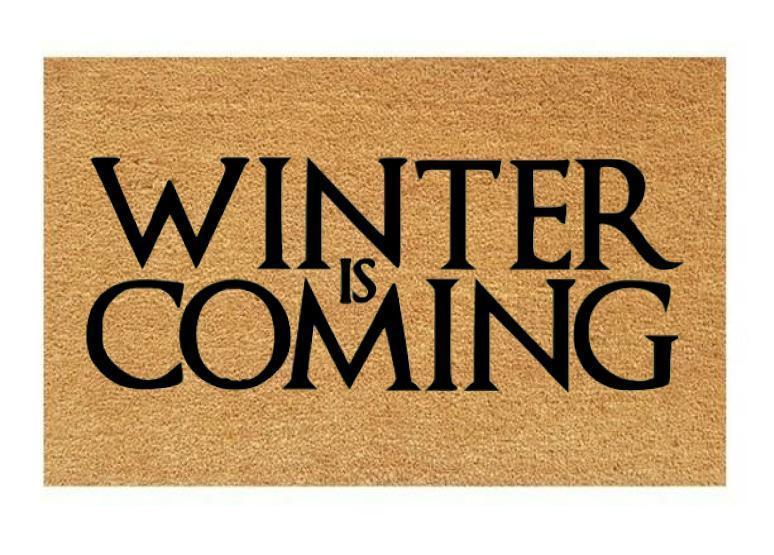 Winter is Coming Coir Doormat