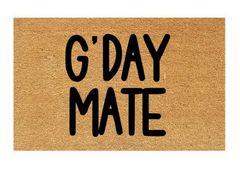 G'day Mate Coir Doormat