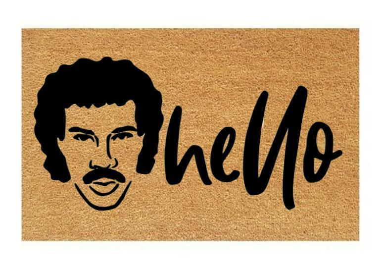 Hello Lionel Richie Coir Doormat