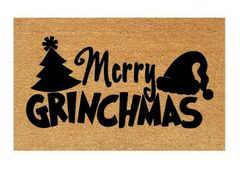 Merry Grinchmas Coir Doormat