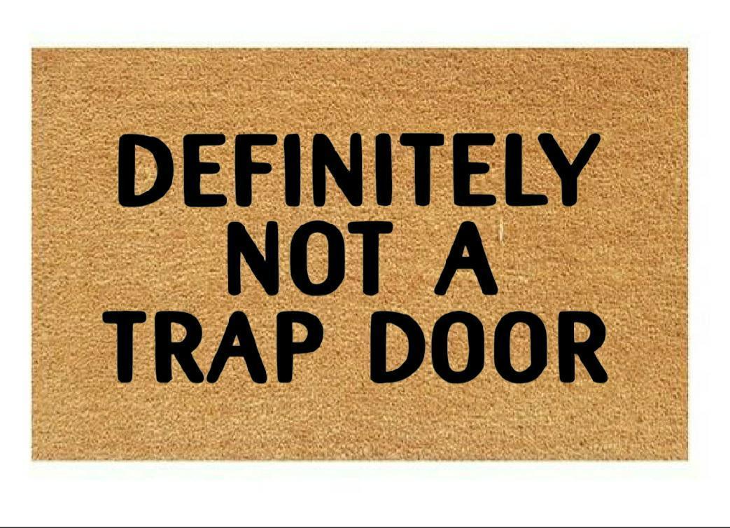 Definitely not a trap door Coir Doormat
