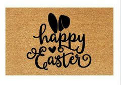 Happy Easter Coir Doormat