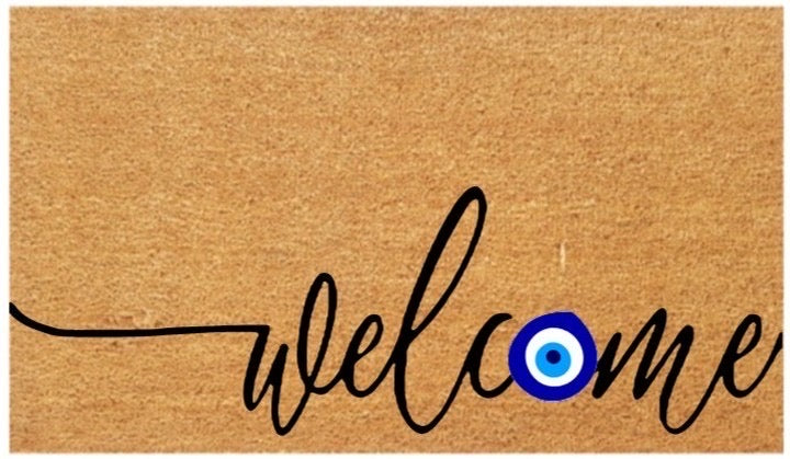 Welcome Doormat (Evil Eye)