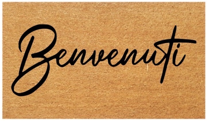 Benvenuti Coir Doormat (Italian)