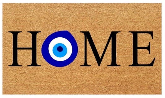 Home Coir Doormat (Evil Eye)